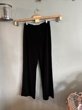 Pre-O Chico  s Travelers Black Elastic Waist Velvet Pants Sz:0R 4/6R
