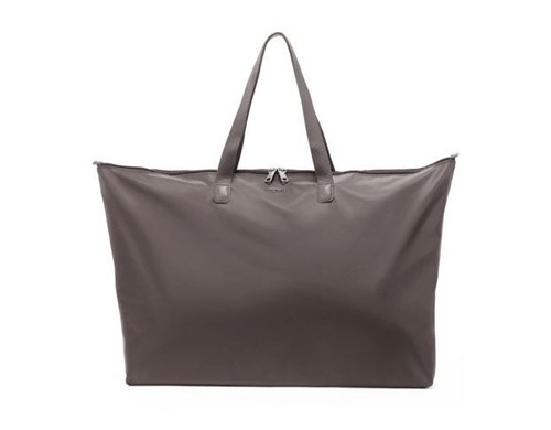TUMI Voyageur Just In Case Tote Bag Lightweight Packable Travel Bag ZINC ~NWT