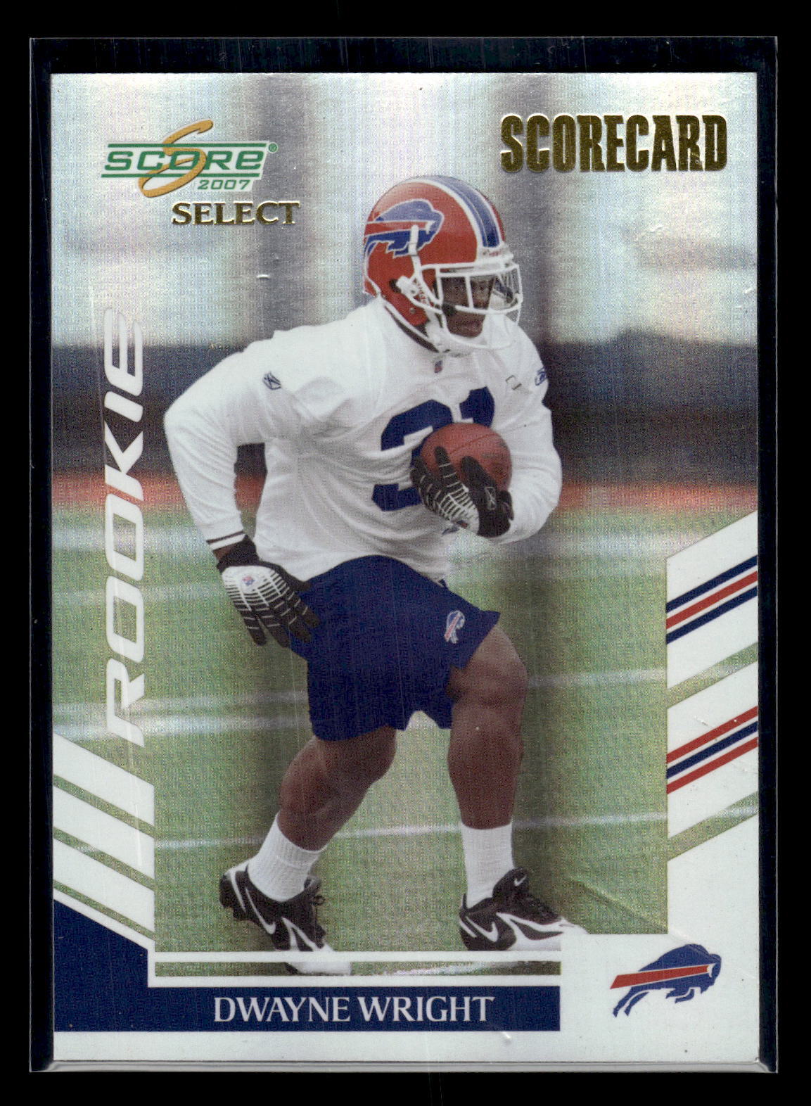 2007 Score #393 Dwayne Wright 50/100 Scorecard Rookie   Mint+ New