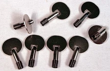 E237 Childproof Safety Key for Wind Up Music Box Musical Movements, 5/8", 8 pc 