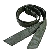 1X Women Cotton Puffer Ribbon Sash Belt Waistband for Down Coat Top