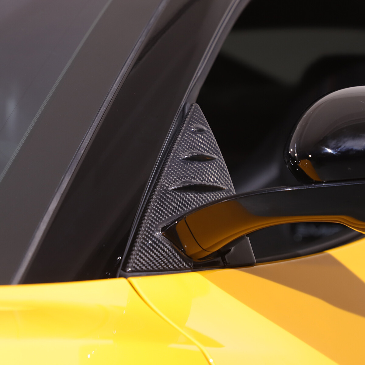 Real Carbon fiber Window A Pillar Triangle Cover Trim for Lotus EMIRA 2021-25 US