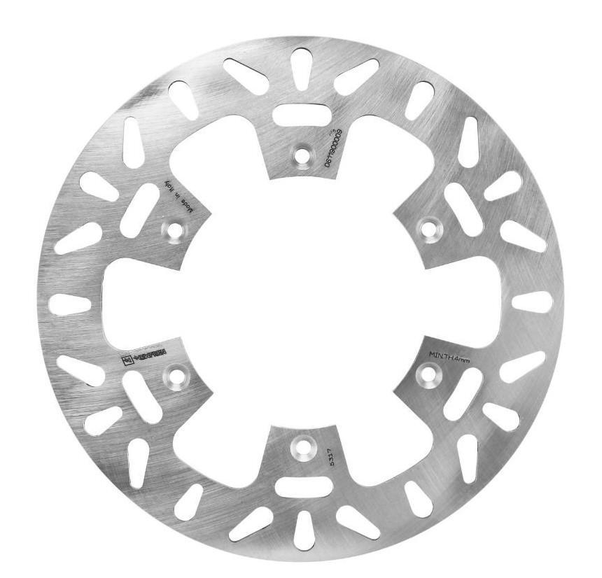 Disque de frein Newfren DF5317A en acier haute précision pour roue arrière Fantic