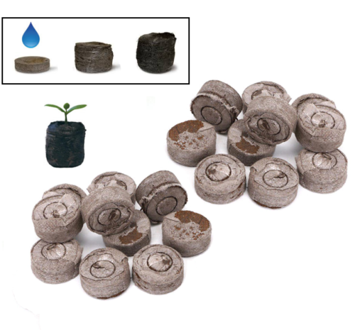 JIFFY-7 Small Peat Compost Plug Seed Grow Propagation Hydro Pellets 24 x 43mm