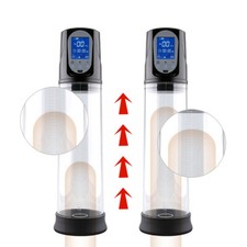 Male AUTO Penis Vacuum Pump Enhancer Digital LED Display Enlarger Growth Trainer