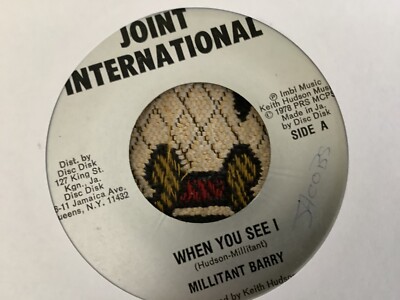 米7” Militant Barry When I See You / Fist Of Fire none Joint International /00050 s-l400.jpg