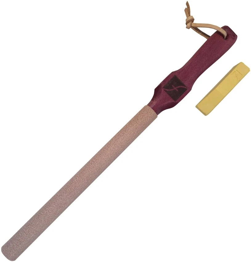 Flexcut Sharper 9" Include Hook Leather Stroping Rod Hone Wood Handle w/Compound
Opens in a new wind