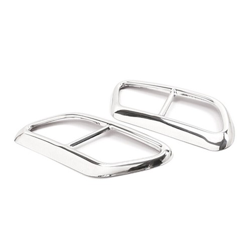 For Volvo V90 S90 2016-2020 Exhaust Muffler Tail Pipe Cover Trim Stainless Steel - Picture 4 of 7