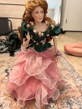 The FRANKLIN MINT HEIRLOOM Doll The Rose Princess Porcelain Joyce Reavey