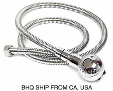 Salon Equipment Shampoo Bowl Unit Sprayer Hose Round Chrome