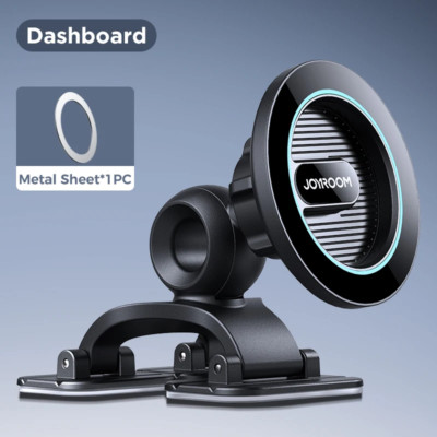 Joyroom Magnetic Phone Holder for Car Fit Curved Surfaces Car Phone Holder Mount