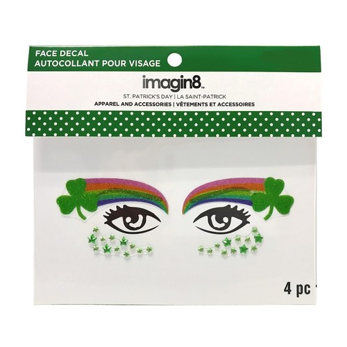 IMAGIN8 St. Patrick's Day Adhesive Face Decals - 1 pk - Picture 3 of 9