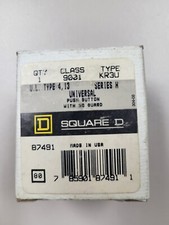 Lot of 10 New Original Packaging Square D 87491 Push Button Switch KR-3U