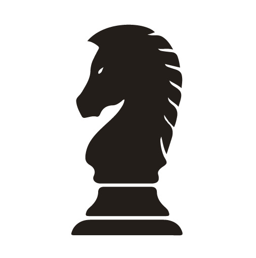 Black Chess Knight Chess Piece Decal Car Wall Laptop Decal Vinyl Sticker  Phone