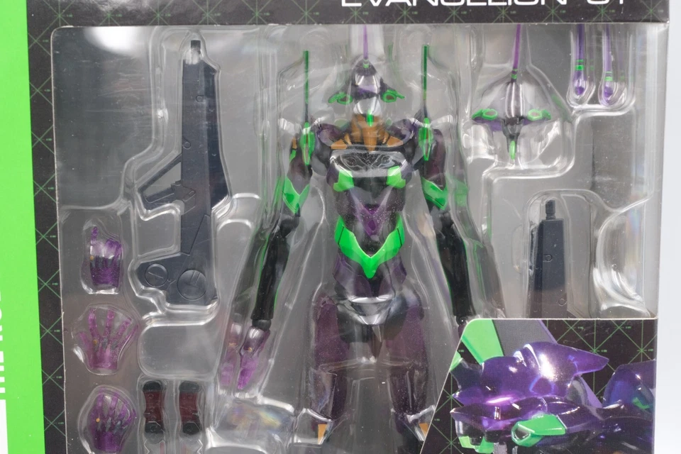 SDCC 2010 Robot Spirits Evangelion EVA-01 unidad tipo prueba-01 versión combate nocturno Foto 2 de 4