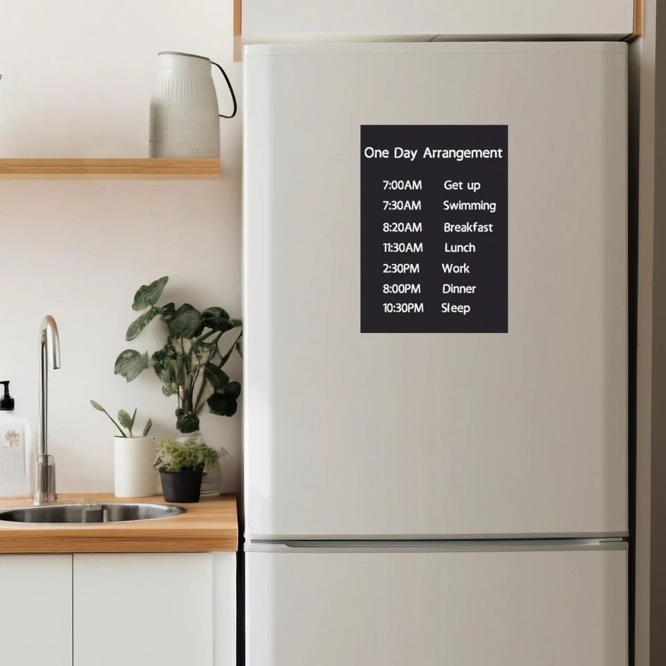  4pcs 20x30cm A4 Removable Chalkboard Wall Sticker Blackboard Decal Chalk Board - Image 3 of 4