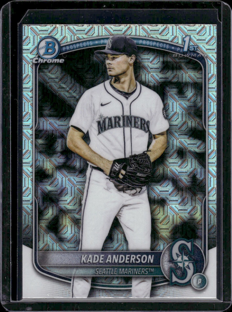2025 Bowman Draft #BDC-3 Kade Anderson Chrome Mojo Refractor