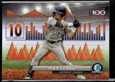 Max Clark - 2024 Bowman Baseball #BTP-10 Bowman Scouts' Top 100