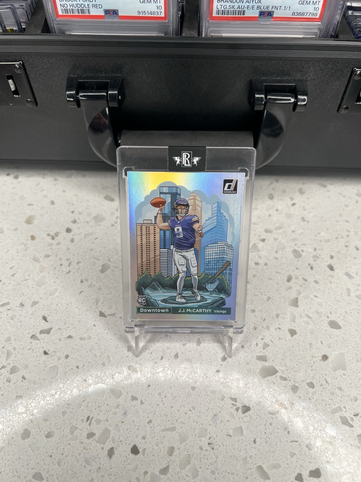 2024 Panini Donruss Optic - Downtown! J.J. McCarthy #11 (RC)