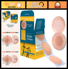100 Pcs Ultra-Comfort Nipple Cover Stickers for Men  Disposable Chafing Protect