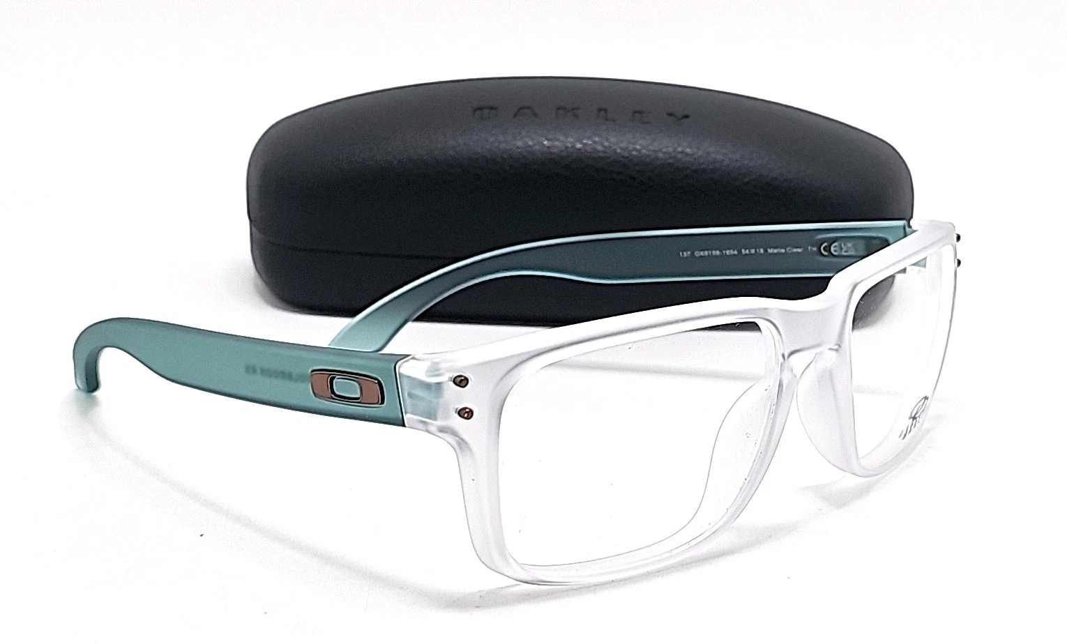 Oakley Holbrook RX OX8156 1654 Matte Clear Square Unisex Eyeglass Frames
