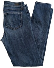 PAIGE Skyline Ankle Peg Jeans Womens 28x29 Blue Stretch Skinny USA Made