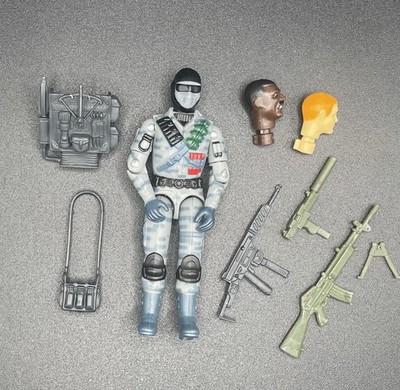 Black Major Custom Gi Joe Cobra  Snake Eyes Stalker Action Force Firefly Figure
