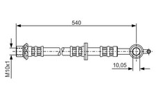 Flexible de frein Toyota YARIS