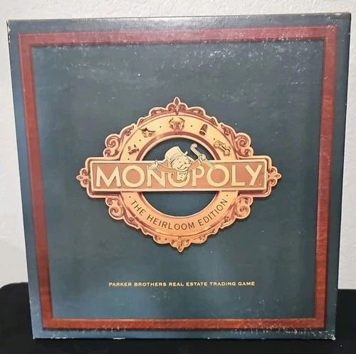 Vintage Parker Brothers 1997 Monopoly The Heirloom Edition Board Game