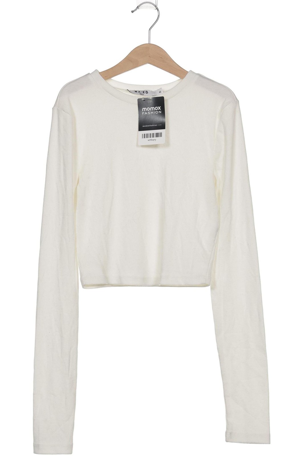 NA-KD Langarmshirt Damen Longsleeve Shirt langärmliges Oberteil Gr. ... #3ff93cy