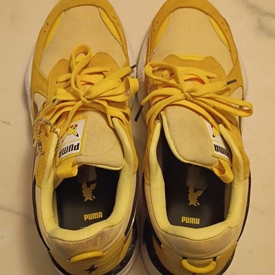 PUMA RS-X Pikachu Yellow Black White Colorblock Men's Sneakers