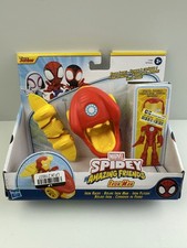 Hasbro Marvel Spidey and His Amazing Friends Iron Man Racer Set For Age 3 
