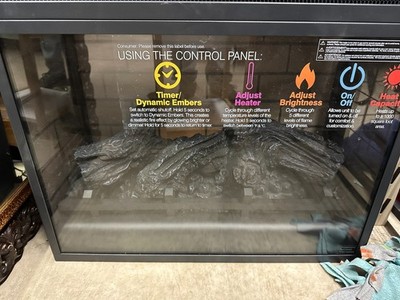 Signature Design by Ashley Electric Infrared LED Fireplace Insert MODEL W-100-10