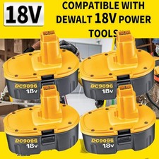 4PACK 18V For Dewalt 18 VOLT XRP DC9096 DC9098 Ni-Mh Battery DC9099 DC9096-2 7AH