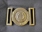 Civil War Period Military Band 2-Piece Brass Belt Buckle