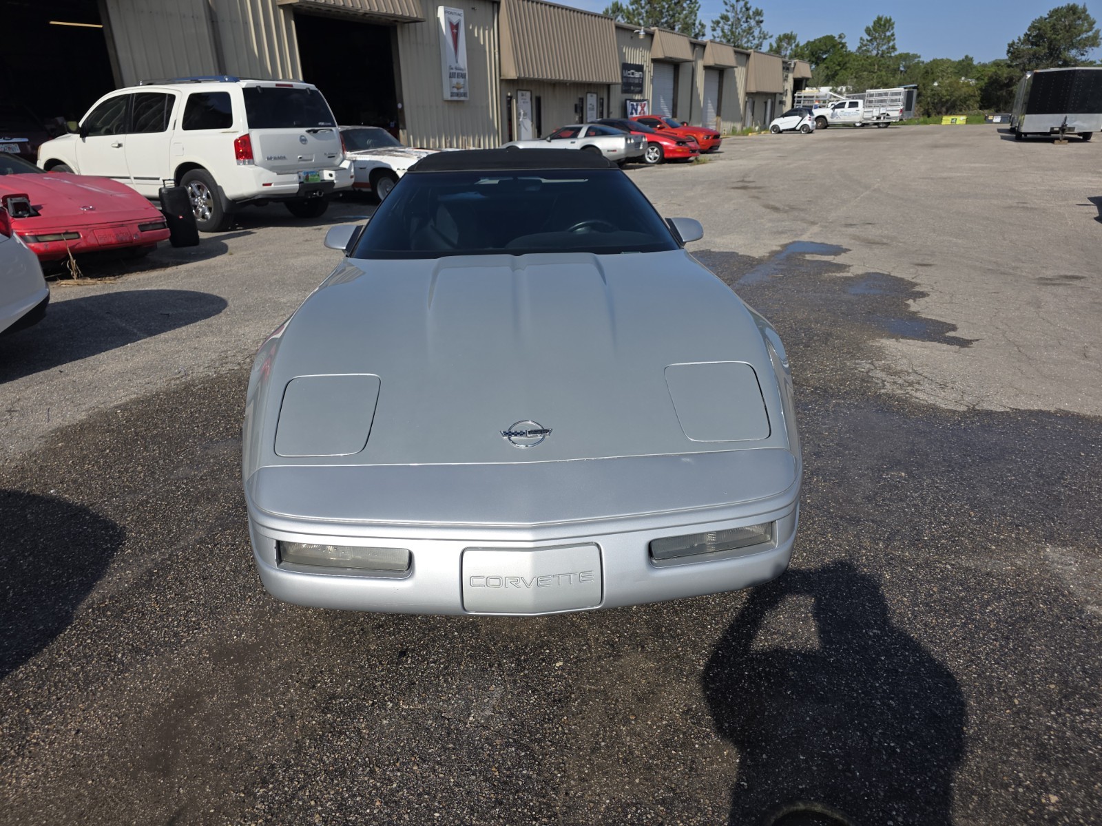 1996 Silver Chevrolet Corvette   | C4 Corvette Photo 3