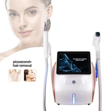 New 2 In1 808nm Diode Laser Nd Yag Laser Pico Laser Tattoo Hair Removal Machine