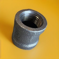 3/4" Black Malleable Iron Pipe Coupling Threaded NPT Fitting 25 Units