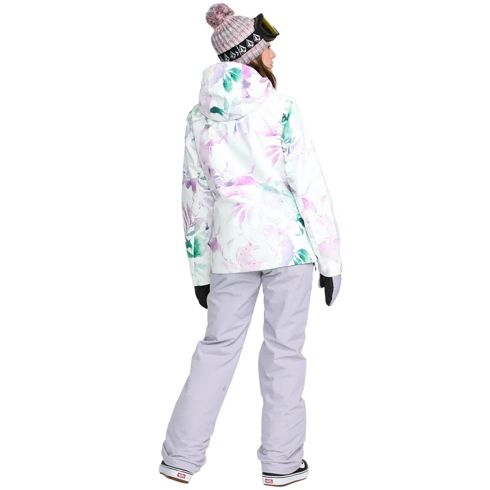 Volcom Bolt Insulated Damen-Skijacke Schnee-Jacke Snowboardjacke Blumen-Print - Bild 4 von 4