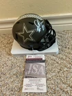 Jay Novacek Signed Dallas Cowboys Salute To Service Speed  Mini Helmet With COA