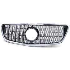 Sport Kühlergrill Frontgrill Schwarz Chrom für Mercedes Vito W447 14-19