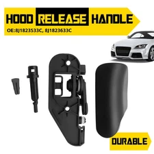 Latch Hood Release Handle Bonnet Lever w/ LH Bracket For 2007-14 Audi TT Quattro