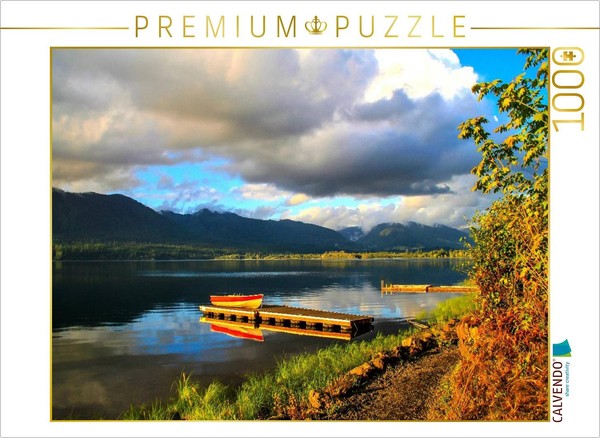Calvendo Puzzle Lake Quinault, Olympic National Park, USA | 1000 Pieces, Finishe-image