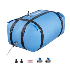 VEVOR Water Storage Bladder 35 Gal Foldable TPU Water Bag for Outdoor Garden