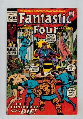 Fantastic Four (1961) # 104 (4.5-VG+) (2442444) Namor, Magneto 1970
