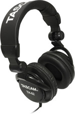 TASCAM TH-02 Professional Studio Monitor Headphones, Wired, over Ear   for Recor