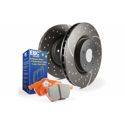 EBC Rear Brake Kit S8 Orangestuff - ED9993 and GD7161, Sold As Kit
