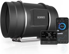 AC Infinity CLOUDLINE PRO T8, Quiet 8” 8-Inch PRO, Smart Controller, Black 