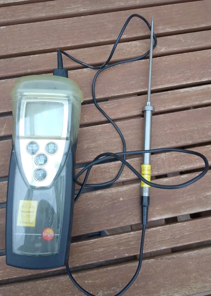 Testo 925 mit Temperaturfühler aus Edelstahl und Top Safe - Bild 3 von 3