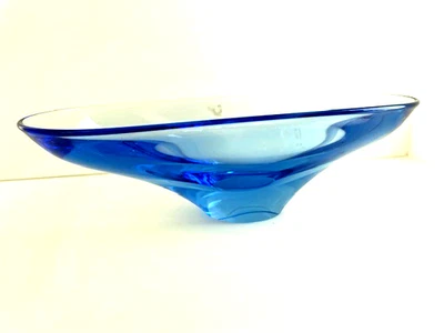 Glas Schale wohl Murano ? blau wohl 1960er/70er Jahre! gut! - Bild 1 von 4